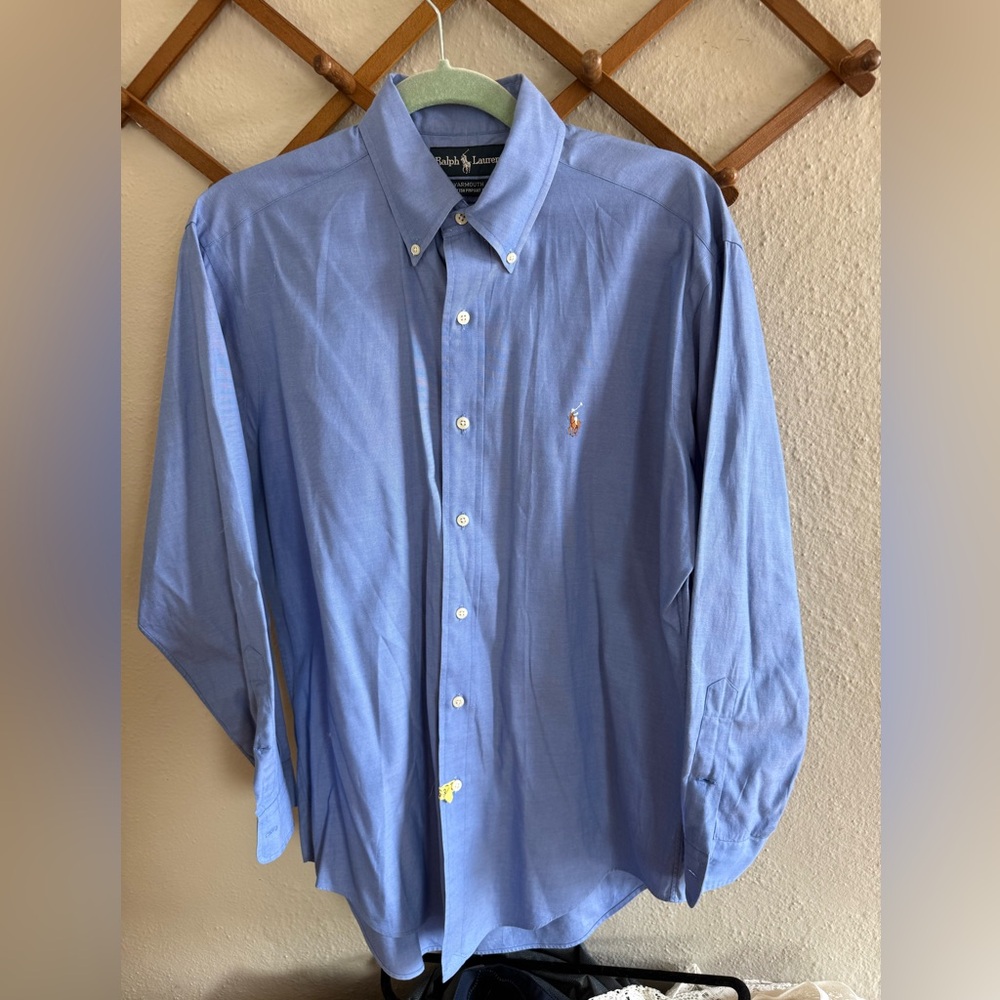 Ralph Lauren Classic Blue Dress Shirt